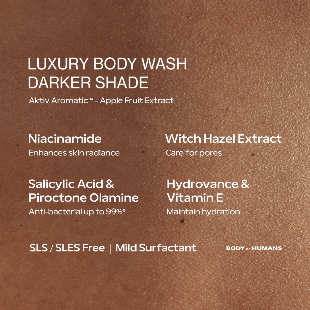 BODY OF HUMANS Luxury Body Wash Darker Shade 500 ml